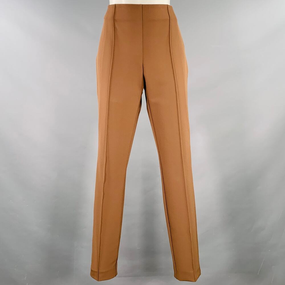 LAFAYETTE 148 Size 6 Brown Polyamide Blend Side Zipper Dress Pants
